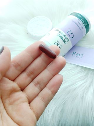 라엘 밸런스 3종 (질 건강 리스펙타 프로바이오틱스, 월경케어 보라지유, 요로건강 크랜베리) 랜덤 증정 1개 — 4.5점을 준 리뷰어가 2022년 12월 올린 사용 사진
