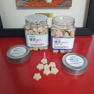 페페로니 자기전에 먹는 저알러지 껌 세트 치킨+오리 — 4.5점을 준 리뷰어가 2021년 7월 올린 사용 사진