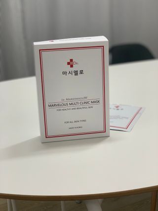 닥터마시멜로 마블러스 멀티 클리닉 마스크 — 4점을 준 리뷰어가 2021년 2월 올린 사용 사진