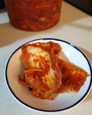 셰프애찬 알배기 겉절이 김치 1kg — 5점을 준 리뷰어가 2022년 9월 올린 사용 사진