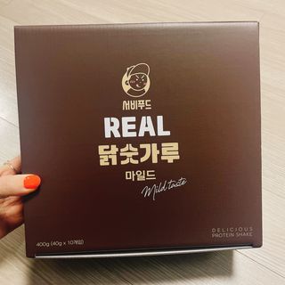 서비푸드 리얼 닭숫가루 마일드 1SET 10개입 — 4.5점을 준 리뷰어가 2022년 1월 올린 사용 사진