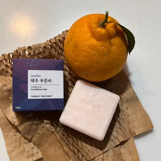 제주인디 제주 푸른바 카멜리아 컨디셔너 — 4점을 준 리뷰어가 2022년 1월 올린 사용 사진