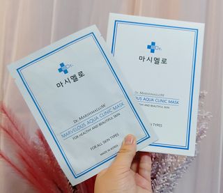 닥터마시멜로 닥터마스멜로 마블러스 아쿠아 클리닉 마스크 — 5점을 준 리뷰어가 2021년 3월 올린 사용 사진