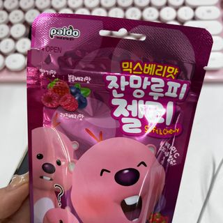 [팔도] 잔망루피젤리 믹스베리맛 42g 8개 — 5점을 준 리뷰어가 2022년 1월 올린 사용 사진