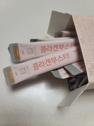 더리틀스 콜라겐부스터 — 5점을 준 리뷰어가 2023년 1월 올린 사용 사진