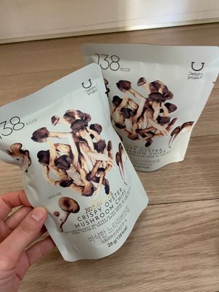 딜라이트 프로젝트 바삭한 원물칩 3종 고구마칩, 자색고구마칩, 느타리버섯칩 [총 6봉지] — 5점을 준 리뷰어가 2022년 3월 올린 사용 사진