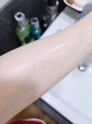 카오리온코스메틱스 곡물 바디 필링 스프레이 — 5점을 준 리뷰어가 2021년 6월 올린 사용 사진