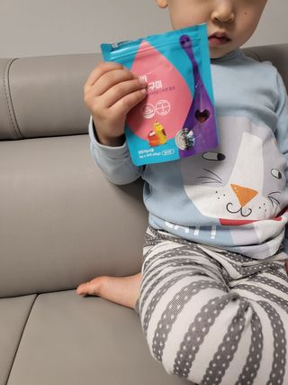 푸름웰니스 라바 쑥쑥구미 36g — 4.5점을 준 리뷰어가 2022년 3월 올린 사용 사진