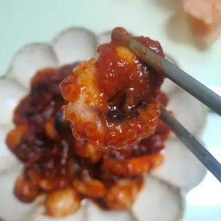 [푸딩팩토리] 불맛양념 쭈꾸미볶음 300G_엄선한 쭈꾸미원물과 양념이 신의 한수! — 5점을 준 리뷰어가 2022년 9월 올린 사용 사진