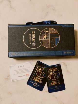 광동생활건강 [광동] 바르게 만든 녹용, 광동정녹청 — 5점을 준 리뷰어가 2021년 12월 올린 사용 사진