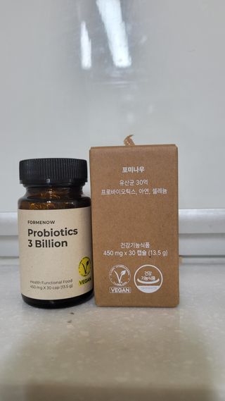 나우캠페인용 [포미나우]이탈리아 비건 인증 완료 유산균 30억 — 4점을 준 리뷰어가 2023년 10월 올린 사용 사진