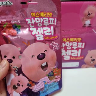 [팔도] 잔망루피젤리 믹스베리맛 42g 8개 — 5점을 준 리뷰어가 2022년 1월 올린 사용 사진