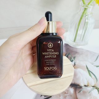 소담스퀘어 상암 솔포그 비타민 화이트닝 앰플 50ml 안티에이징 항산화 가미 잡티 트러블 세라마이드 — 4.5점을 준 리뷰어가 2022년 11월 올린 사용 사진