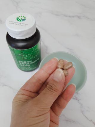 슬림플래닛 녹차카테킨 500mg 애프터밀 — 5점을 준 리뷰어가 2021년 8월 올린 사용 사진