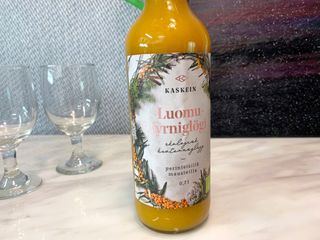 H365 [Kaskein Luomutyrniglögi] 핀란드 전통 무알콜 멀드와인 시벅톤 글로기 — 3.5점을 준 리뷰어가 2021년 4월 올린 사용 사진