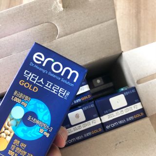 이롬 erom 닥터스 프로틴 골드 — 5점을 준 리뷰어가 2021년 4월 올린 사용 사진