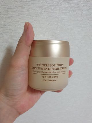 Dr.느루벗 느루벗 링클 솔루션 콘센트레이트 스네일 탄력 달팽이 크림 80g — 5점을 준 리뷰어가 2021년 4월 올린 사용 사진