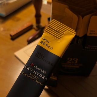 리더스코스메틱 리더스 프로 하이드라 아미노 슬리핑 마스크 — 5점을 준 리뷰어가 2021년 1월 올린 사용 사진