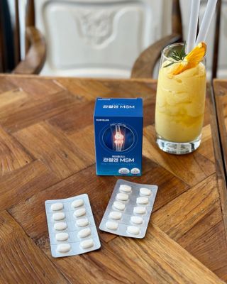 [경남제약헬스케어]케어플러스 관절엔 MSM 1000mg 60정/1개월분/관절/뼈/연골 영양/비타민D+아연/1일2정 — 5점을 준 리뷰어가 2024년 1월 올린 사용 사진