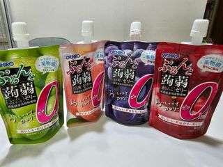 ORIHIRO 오리히로 곤약젤리 제로칼로리 130g 4종 4팩(맛별로 1팩씩) — 5점을 준 리뷰어가 2023년 3월 올린 사용 사진