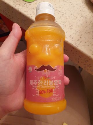 탐라원 제주의 맛, 몬딱주스 4종세트 - 한라봉몬딱주스, 천혜향몬딱주스, 청귤에이드, 당근몬딱주스 — 5점을 준 리뷰어가 2021년 8월 올린 사용 사진