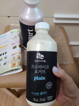 숲골 임실치즈마을 프로바이오 요거트 900ml — 5점을 준 리뷰어가 2021년 8월 올린 사용 사진