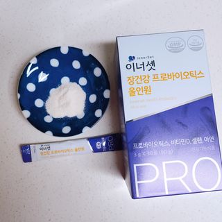 이너셋 장건강 프로바이오틱스 올인원 — 5점을 준 리뷰어가 2023년 1월 올린 사용 사진
