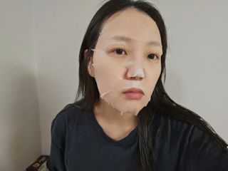 세뚜아(Cettua) [세뚜아] 모이스처 밸런싱 페이셜 마스크 Cettua Moisture Balancing Facial Mask 5매 — 5점을 준 리뷰어가 2024년 3월 올린 사용 사진