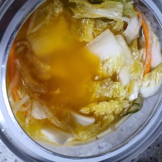 셰프애찬 단호박 백김치 1kg — 5점을 준 리뷰어가 2022년 10월 올린 사용 사진