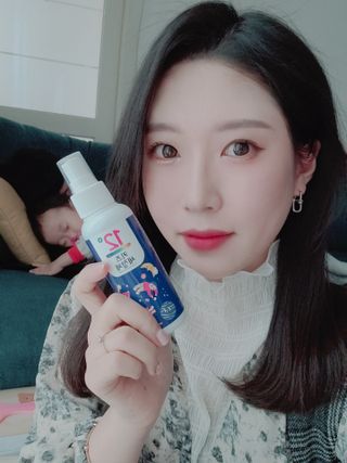 셀바이져 항균 스프레이 핸드워시 + 키즈세정제 SET — 5점을 준 리뷰어가 2021년 3월 올린 사용 사진