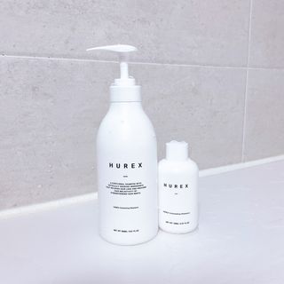 [HUREX] 휴렉스 볼류마이징 탈모완화 기능성 샴푸 본품+휴대용 — 5점을 준 리뷰어가 2021년 7월 올린 사용 사진
