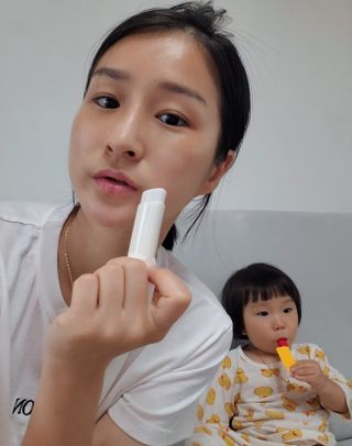 트윙클라 안티멜라 수딩 워터밤 — 5점을 준 리뷰어가 2022년 6월 올린 사용 사진