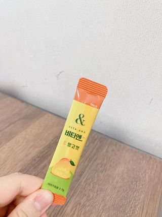 비타앤C 레몬맛, 망고맛 — 5점을 준 리뷰어가 2021년 7월 올린 사용 사진