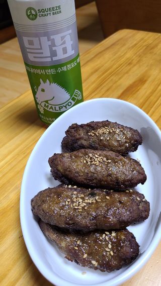 한성기업 명란한 떡갈비 — 5점을 준 리뷰어가 2021년 9월 올린 사용 사진