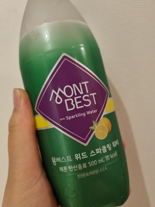 몽베스트 Montbest with Sparkling water Lemon OR Lime 20병(랜덤) — 5점을 준 리뷰어가 2022년 5월 올린 사용 사진