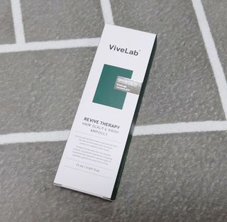 바이브랩 [탈모증상완화] 헤어라인 눈썹 두피앰플 — 5점을 준 리뷰어가 2022년 1월 올린 사용 사진