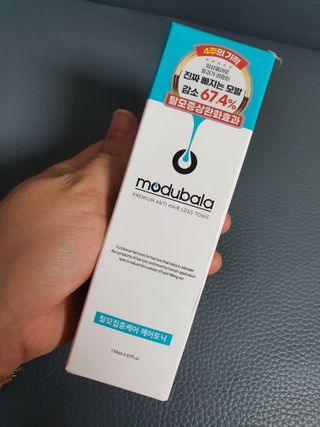 모두발라 탈모집중케어 헤어토닉 — 5점을 준 리뷰어가 2021년 12월 올린 사용 사진