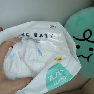 쿠잉 윙윙 풀커버 팬티기저귀 (L/XL/XXL) 1팩 — 5점을 준 리뷰어가 2023년 1월 올린 사용 사진