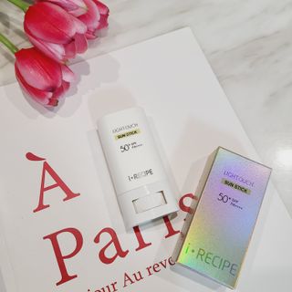 아이레시피 라이트터치 선스틱 15g (SPF50+, PA++++) — 4점을 준 리뷰어가 2023년 4월 올린 사용 사진