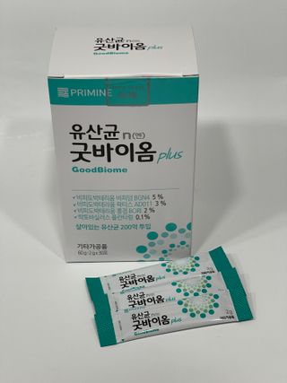 프리마인 유산균 국가지정연구소 선정, 살아있는 생유산균 200억 마리의 힘. 유산균n굿바이옴플러스 — 4.5점을 준 리뷰어가 2021년 10월 올린 사용 사진