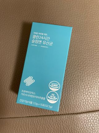 클린24시간 슬림앤유산균 1박스 (3.5g X 15포) — 5점을 준 리뷰어가 2022년 8월 올린 사용 사진
