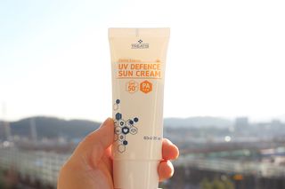 [트리티스] UV 디펜스 선크림 PA+++ / SPF50+  60ml — 5점을 준 리뷰어가 2021년 1월 올린 사용 사진