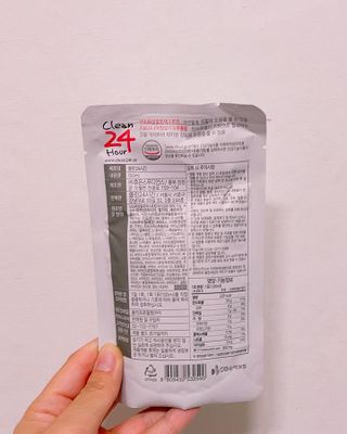 클린24시간 1BOX(5포) + 전용보틀(500ml) — 5점을 준 리뷰어가 2022년 8월 올린 사용 사진