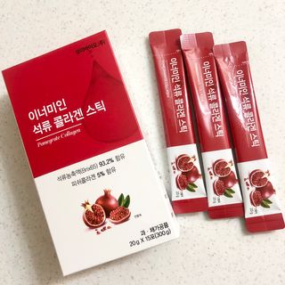 이너미인 석류 콜라겐 스틱 — 5점을 준 리뷰어가 2021년 1월 올린 사용 사진