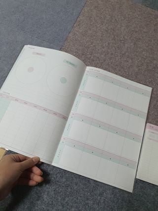 리훈 쉬운 오늘공부 스터디플래너+메모생활 30분 공부 떡메모지 — 5점을 준 리뷰어가 2022년 2월 올린 사용 사진