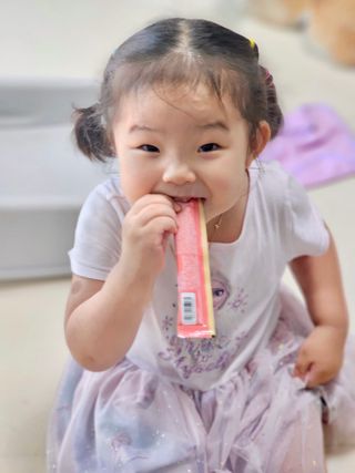 다나음 셀렌에 빠진 아연면역젤리 열대과일맛+사과맛 — 5점을 준 리뷰어가 2023년 8월 올린 사용 사진