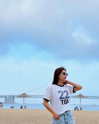 더그린랩 WOMEN SPORTY 22 CROP SHORT SLEEVE — 5점을 준 리뷰어가 2023년 6월 올린 사용 사진