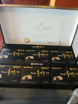 서울약사신협 약사신협_흑마늘진액_70mlx30포 — 5점을 준 리뷰어가 2021년 4월 올린 사용 사진