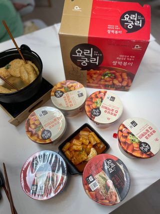 프리 [요리궁리] 타입 B (매콤,치즈,매콤까르보) 꽃떡볶이 6개입 세트 — 5점을 준 리뷰어가 2024년 12월 올린 사용 사진