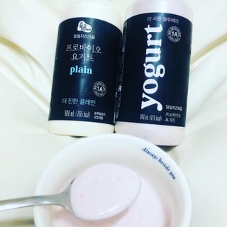 숲골 임실치즈마을 프로바이오 요거트 900ml — 5점을 준 리뷰어가 2021년 8월 올린 사용 사진
